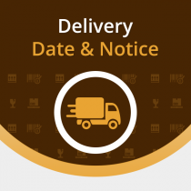 Magento extension for delivery date and notice by Aheadworks.