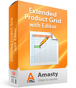 AMASTY Extended Product Grid with Editor for Magento.